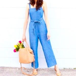 Madewell Chambray Muralist Jumpsuit